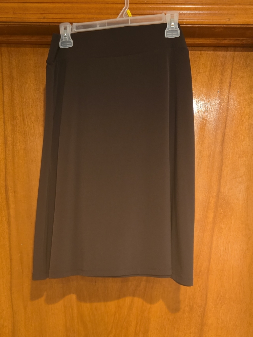 Merona Brown Midi Knit Skirt
